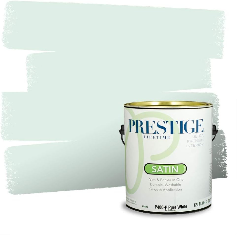 Interior Satin Paint – Self-Priming on Drywall/Plaster, Low VOC, Washable