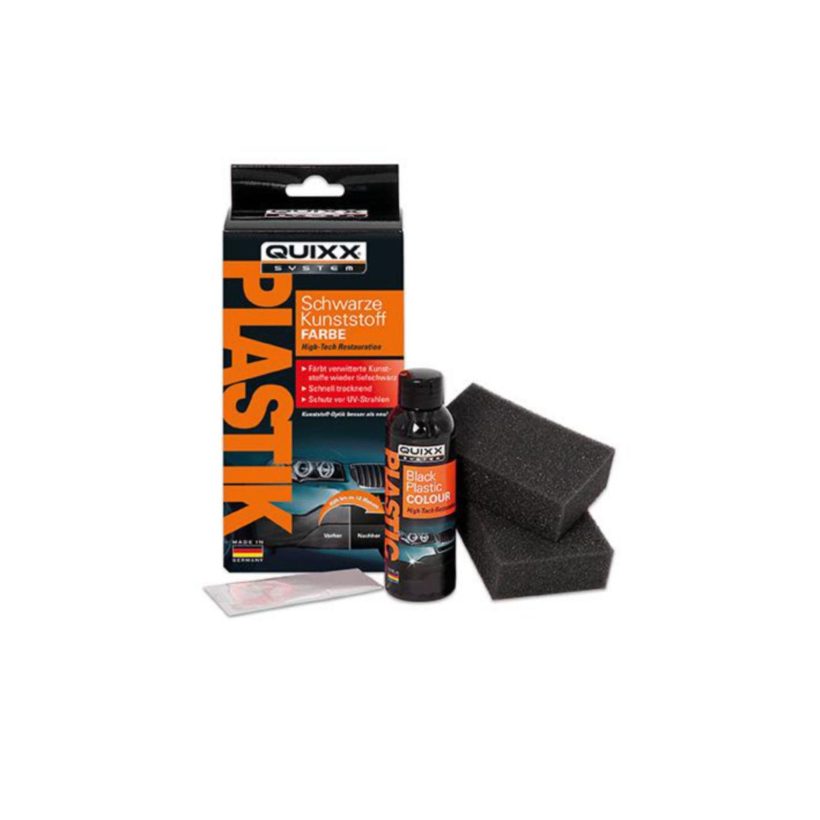 QUIXX 10188 Black Plastic Color – Trim Restorer, Transforms Old, Weathered Pl…