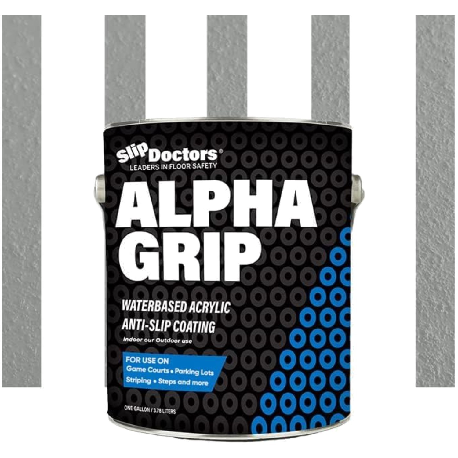 Non-Skid Coating for Asphalt & Concrete – Light Gray, 128oz