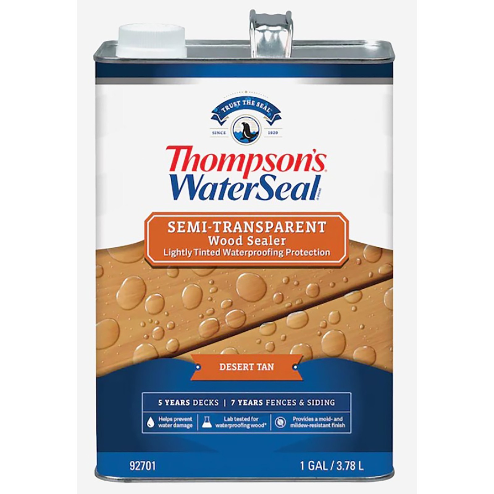 Thompsons Waterseal Semi-Transparent Wood Sealer Desert Tan gal