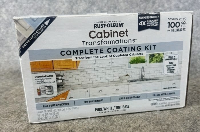New Rust-Oleum Cabinet Transformation Complete Coating Kit Pure White Tint Base