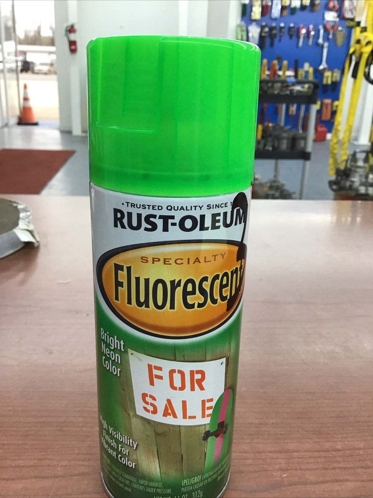 Rust Oleum Fluorescent Green Paint Bright Neon Color 11oz Per Can
