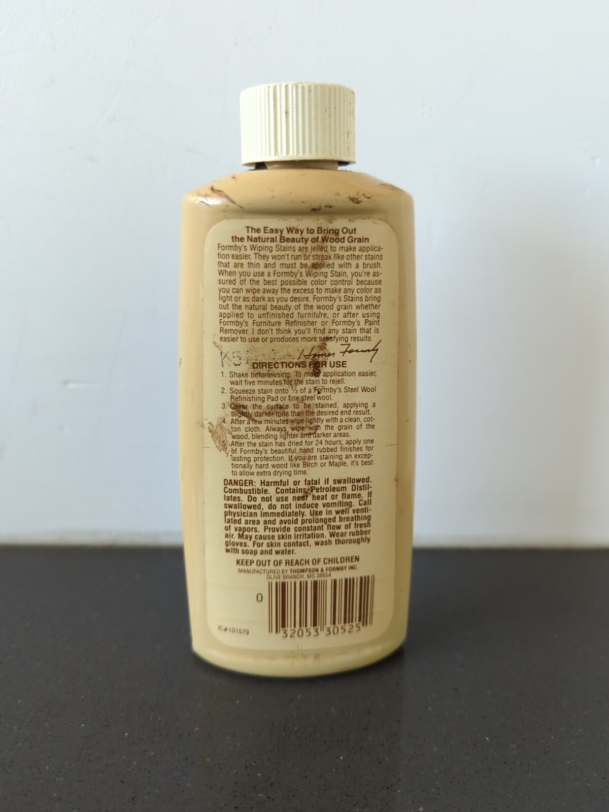 Formby’s Hand Rubbed Wiping Stain American Walnut 8 fl oz Full Discontinued K31