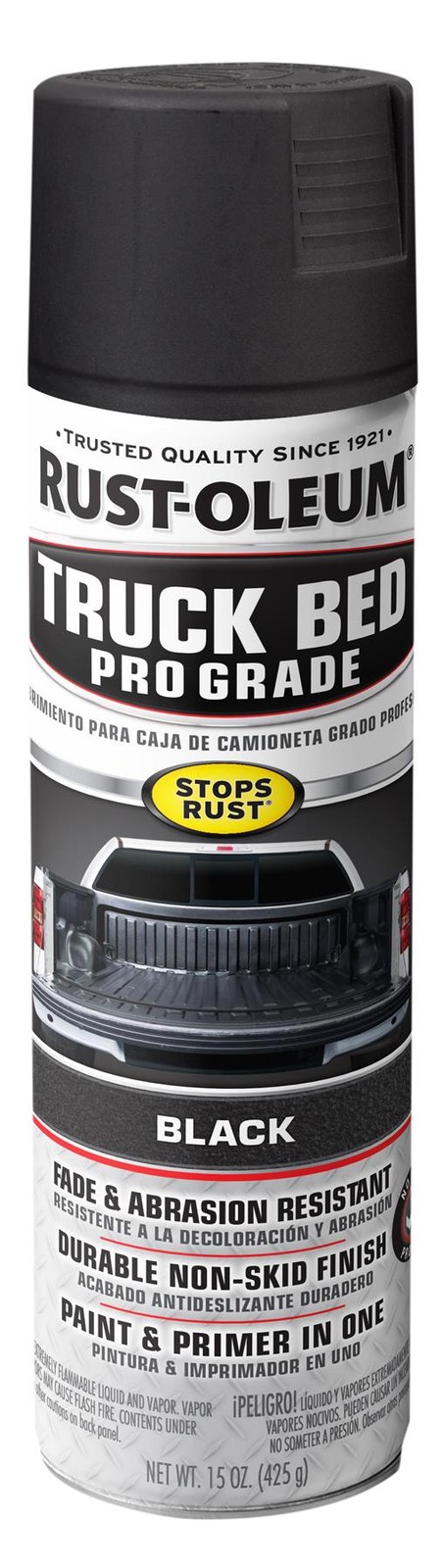 Rust-Oleum Automotive Pro Grade Truck Bed Coating, Black, 15 Oz Spray – 272741