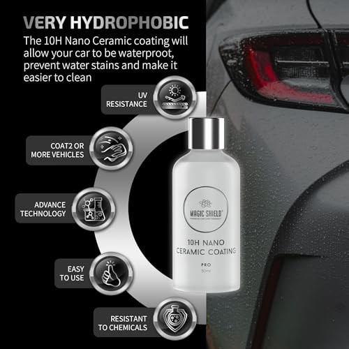 Ceramic Coating PRO 10H – Self-Healing | Long lasting for 2 cars+ | Advanced
