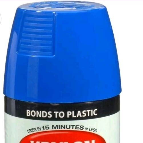 3x Patriotic Blue Gloss Color Krylon Fusion Spray Paint for Plastic New