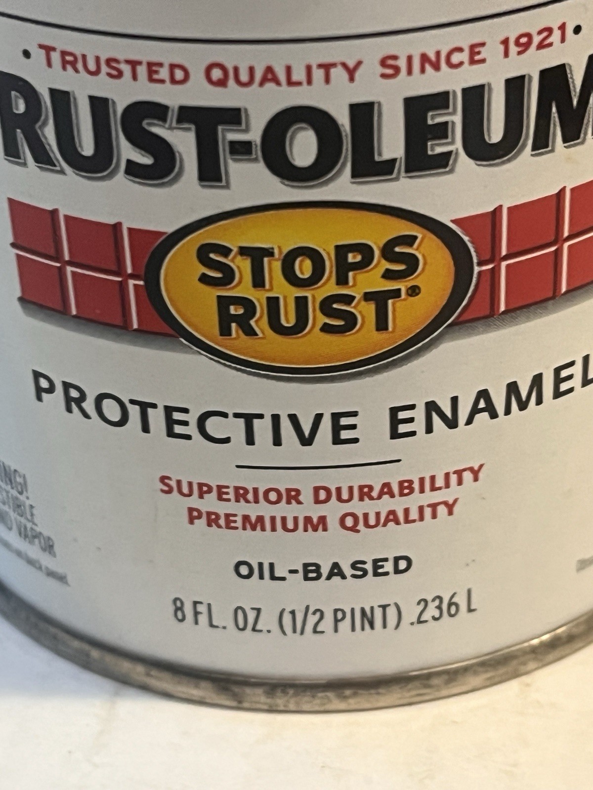 Rust Oleum “Gloss White” Anti Rust Enamel, 8 oz 7792