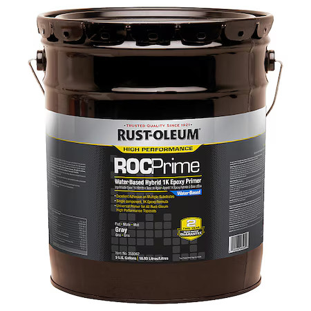 Rust-Oleum 358062 Gray, Flat, 5 Gal.