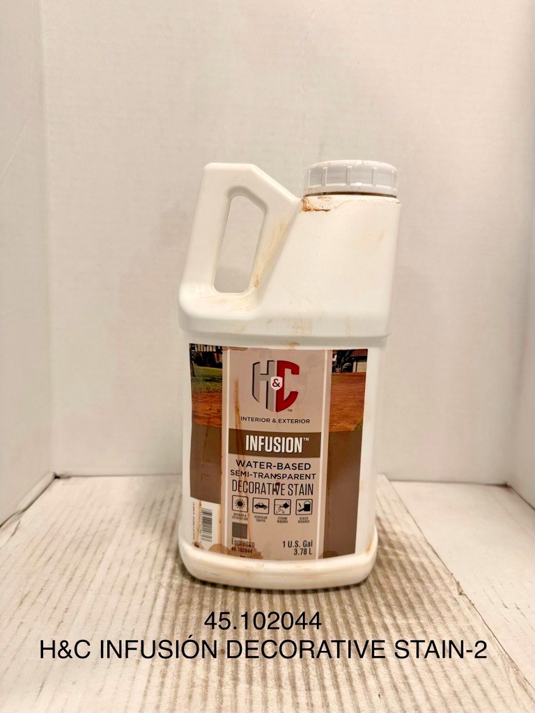 H&C Infusion water-based semi-transparent Decorative Stain ESPRESSO gal