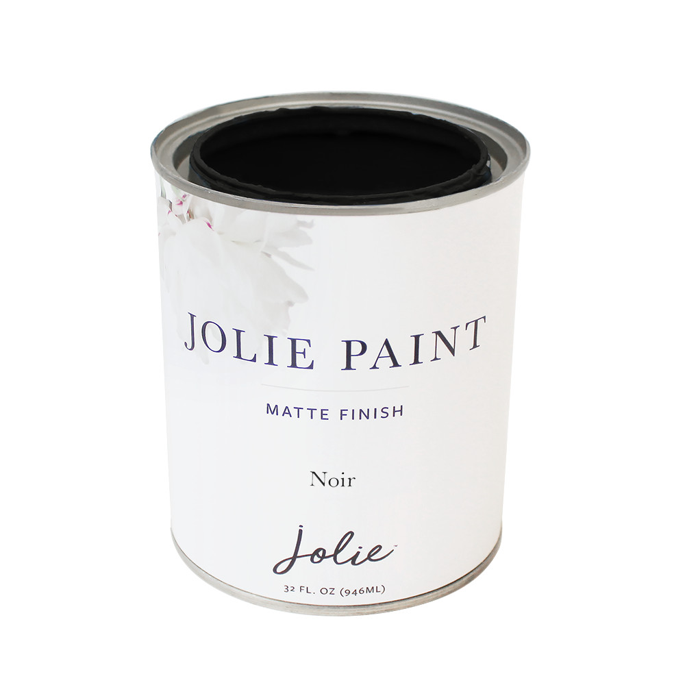 Jolie Paint for furniture, cabinets, and decor: Noir(1 quart)