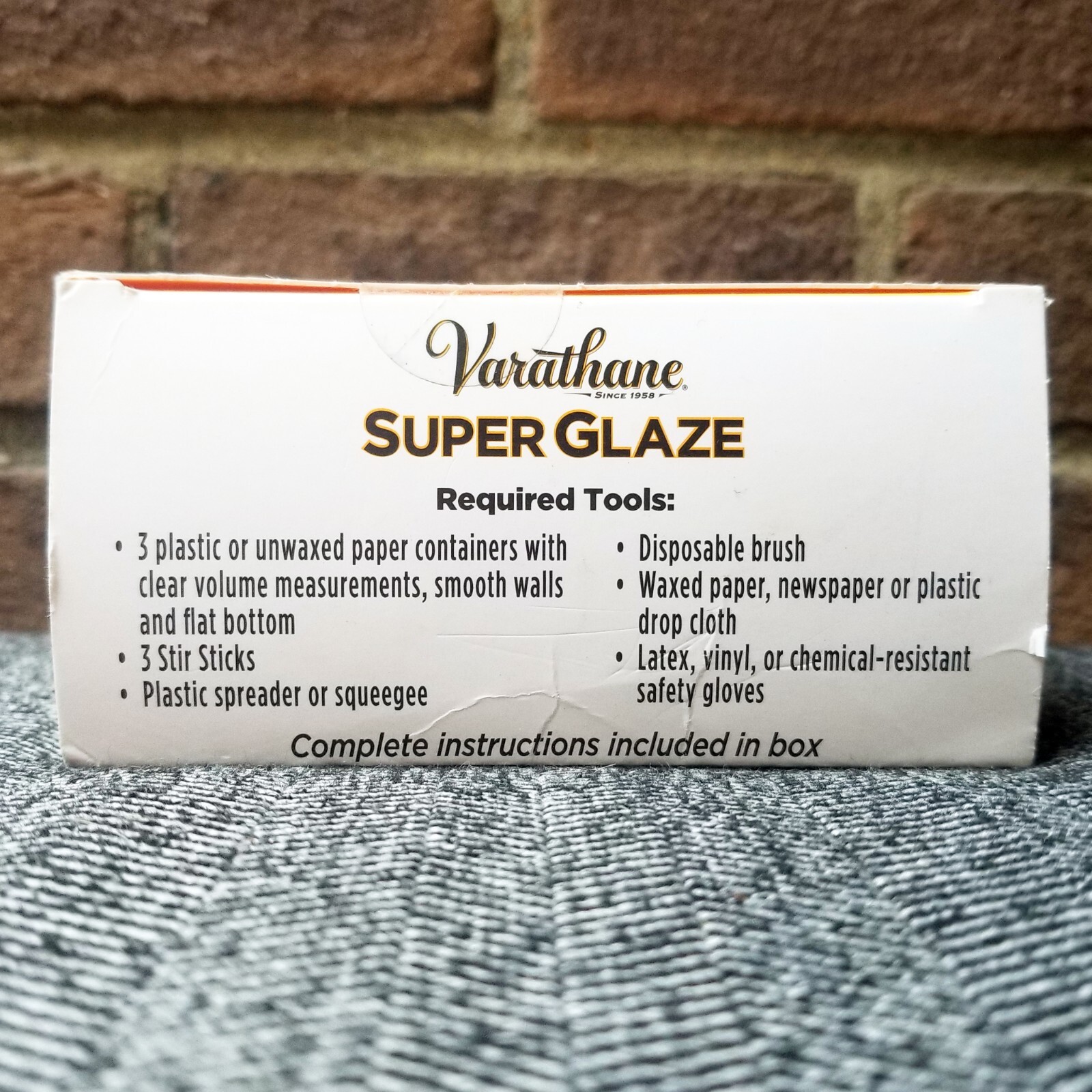 Varathane Epoxy Resin Super Glaze Pour-On High Gloss Quart Kit 32 oz Aged Wood