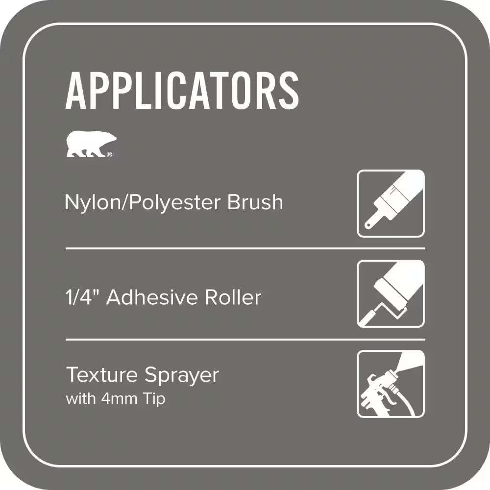 1 Gal. Gray Granite Grip Decorative Flat Interior/Exterior Concrete Floor Coatin
