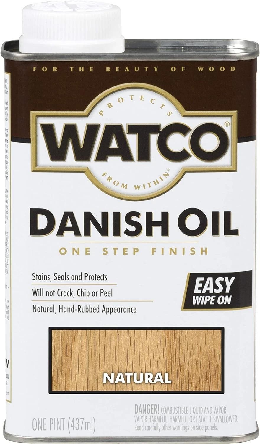 Watco 242219 Danish Oil Wood Finish, Low Voc, Pint, Natural 1 Clear | Ebay