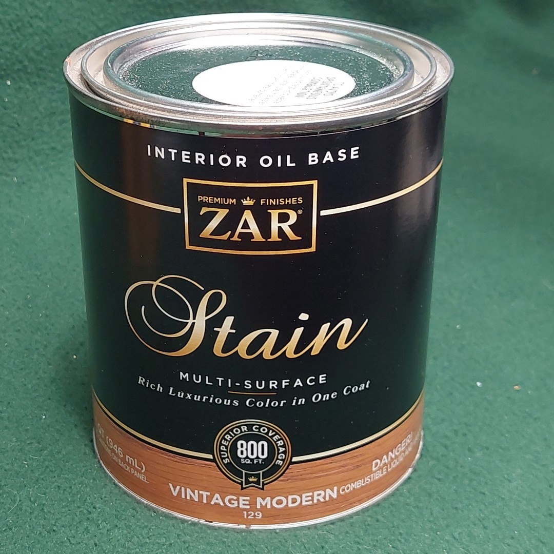 ZAR Multi Surface Interior Oil Base Vintage Modern Wood Stain 1 Quart