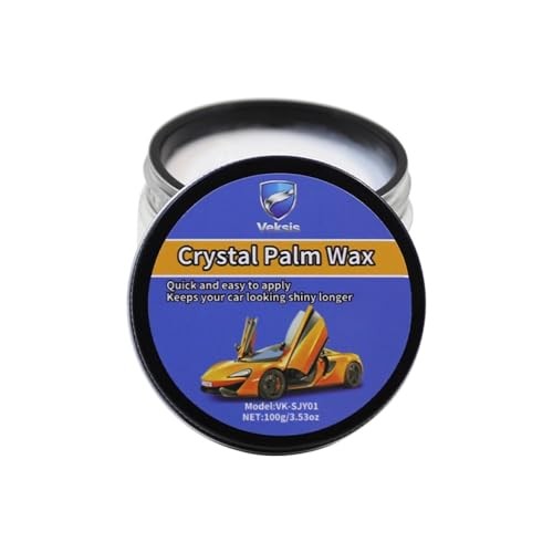 Car Wax Crystal Coating Paste – Long Lasting Ceramic Infused Protection, Deep