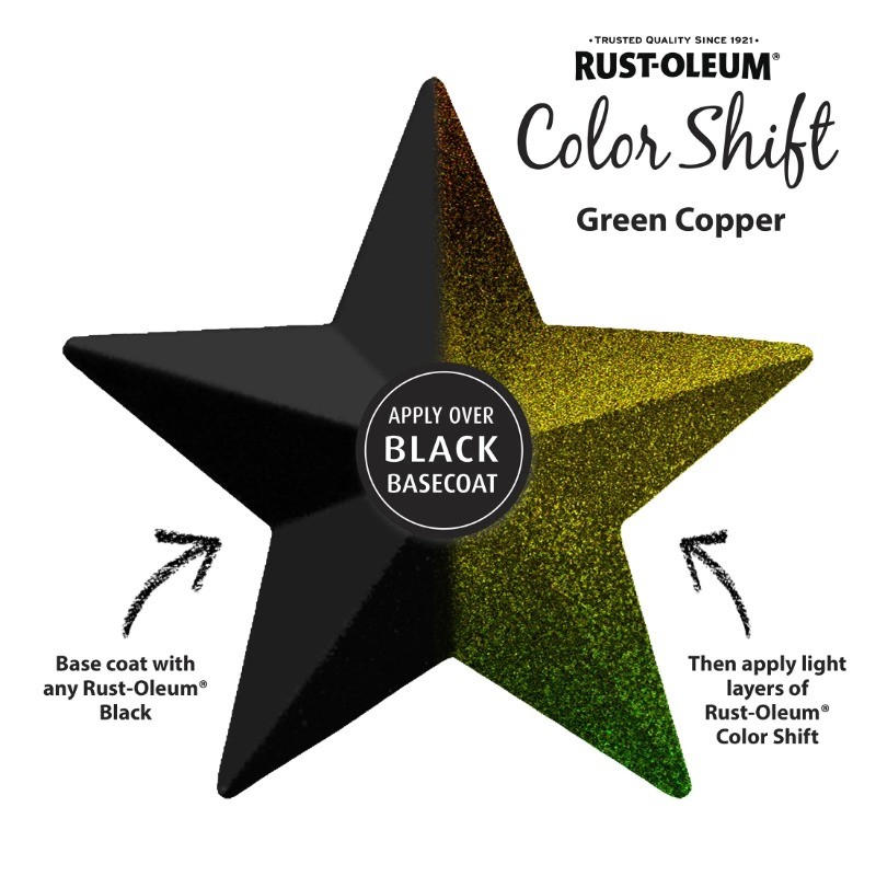 Iridescent, Rust-Oleum Color Shift Spray Paint-384335, 11 oz