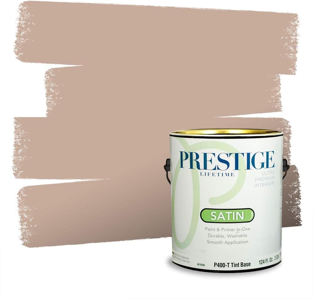 PRESTIGE P400-T-2001-10AVP Paint and Primer in One, 1-Gallon, 1 Gallon