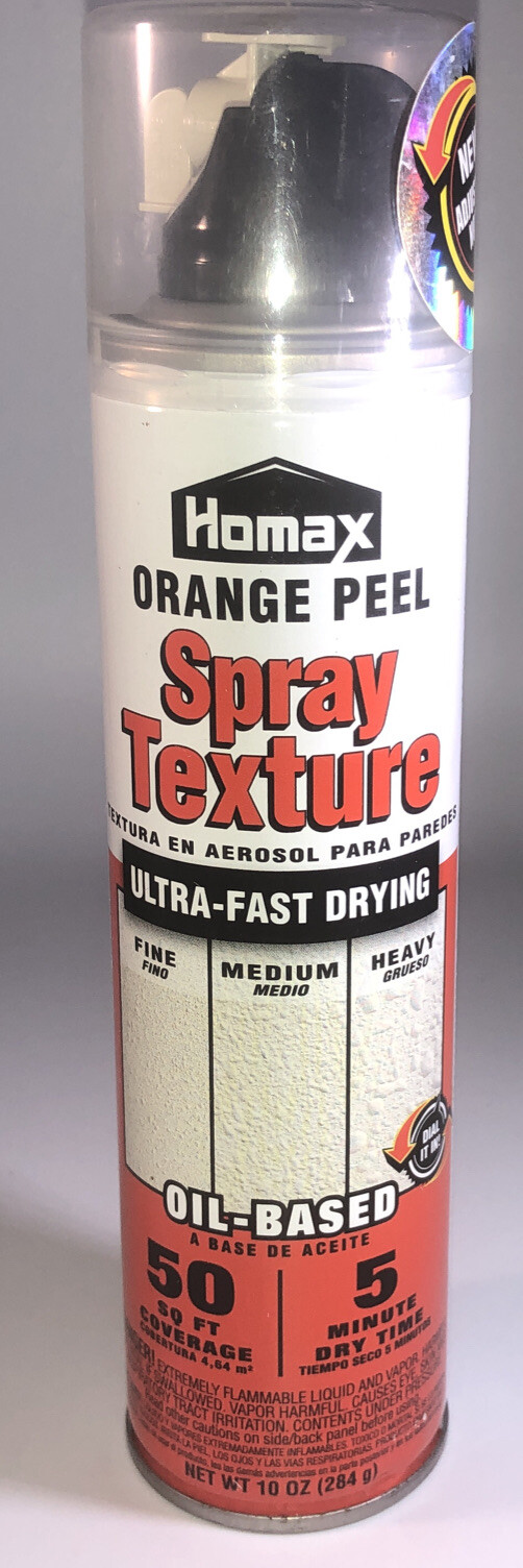 Homax 4050 Wall Textured Spray Patch,White, Orange Peel,10 Oz.-SHIP SAME BUS DAY