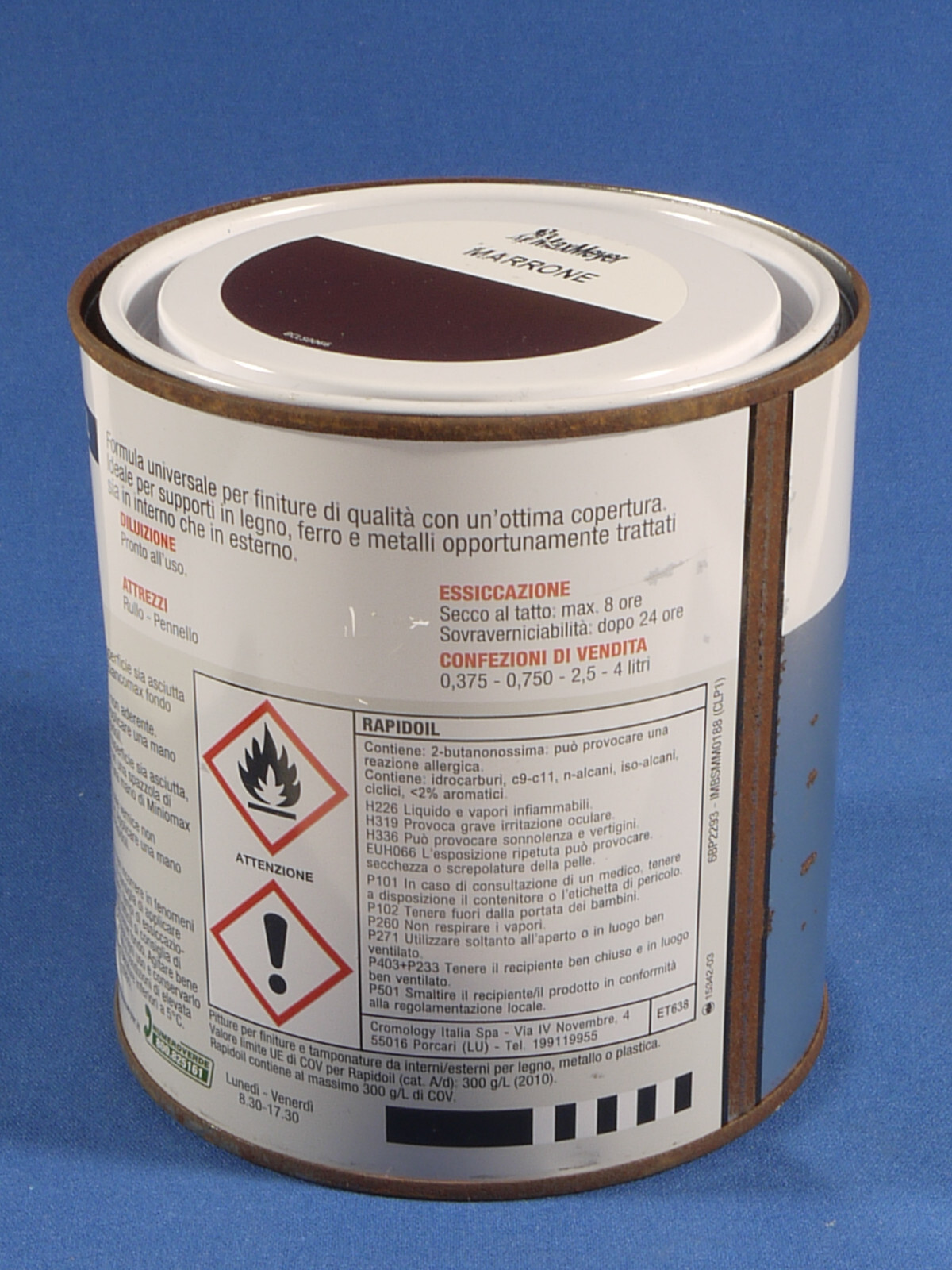 PRL) MAX MEYER POLISHED ENAMEL PAINT COLORS RAPIDOIL PAINT 5 PCS IRON WOOD