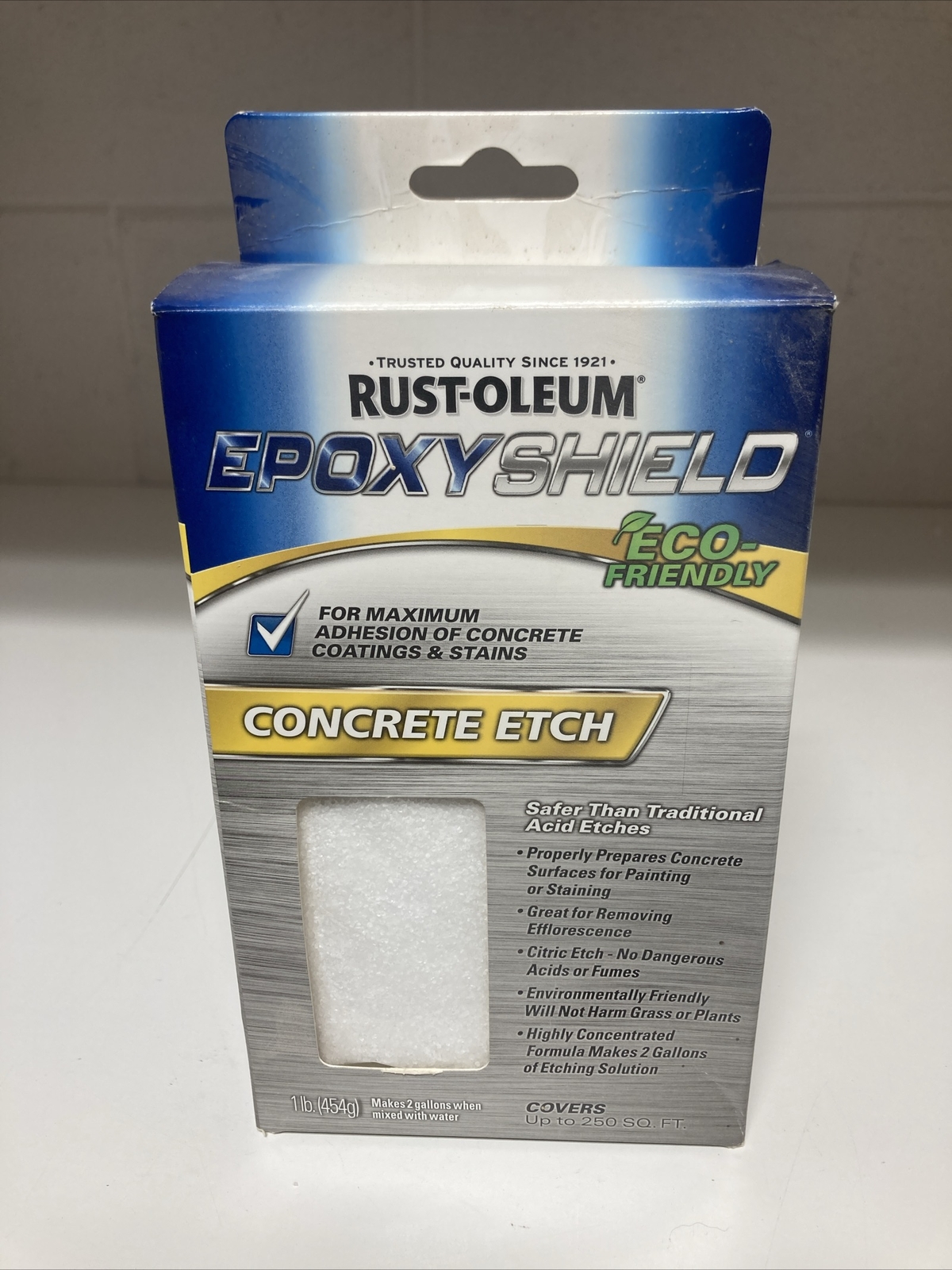 Rust-Oleum, Epoxy Shield, One LB, Concrete Floor Etch Brand New Old Stock