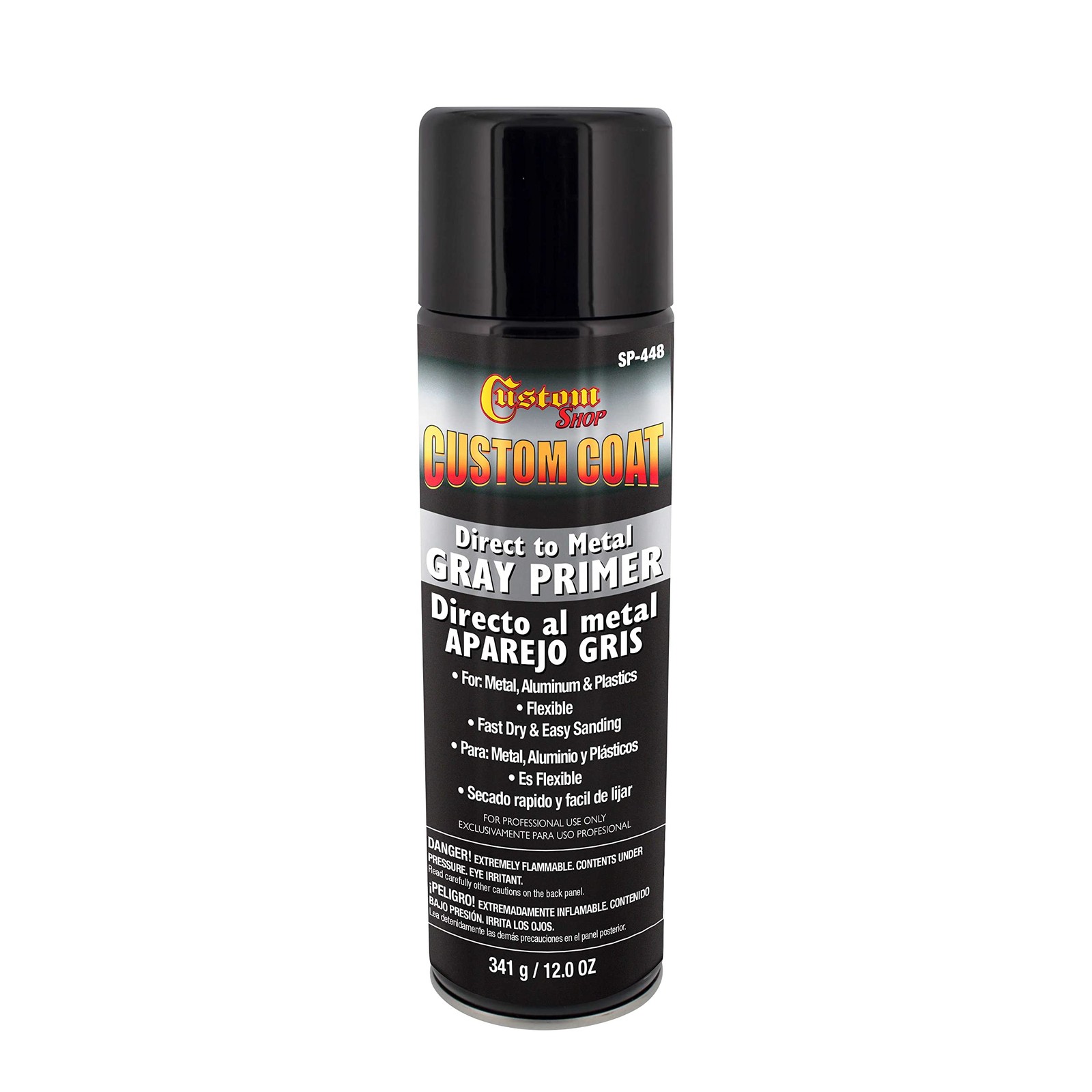 Custom Coat 1K High Build Direct to Metal Primer – 12 Ounce Spray Can – Grey …