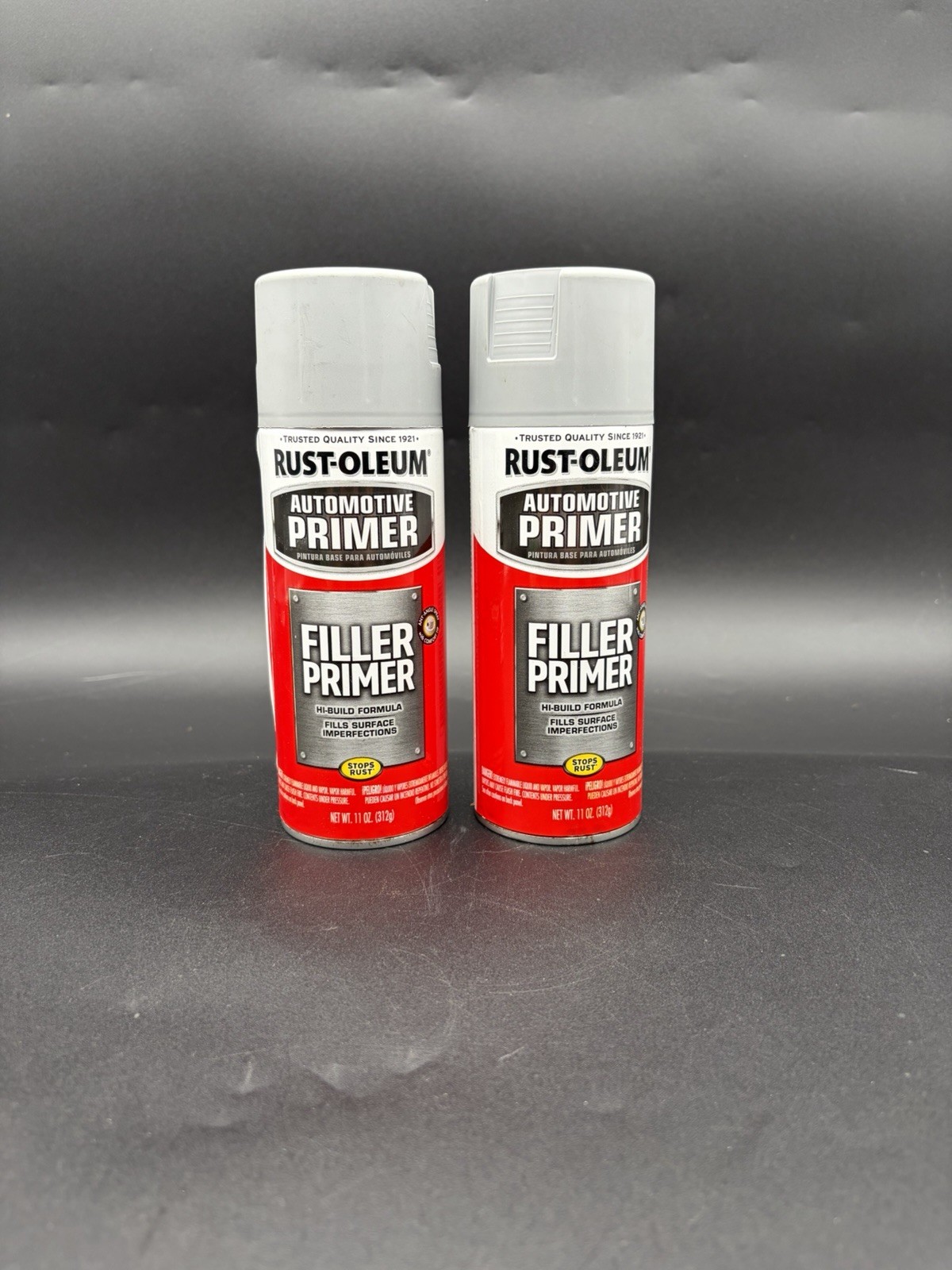 Rust-Oleum Automotive Gray Filler Primer Spray Paint, 11 oz (2-Pack)