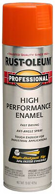 Rust-Oleum 7555-838 Fast Dry ProfessionalHigh-Performance Spray Enamel, Safety