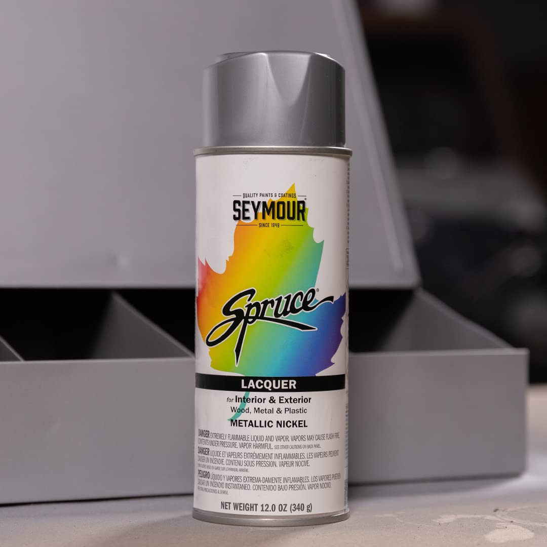98-17 Spruce Metallic Enamel Spray Paint, Nickel