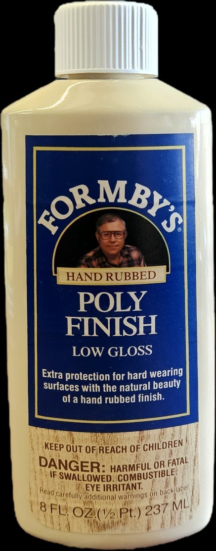 Vintage Formby’s Hand Rubbed Poly Finish Low Gloss 8oz. Discontinued