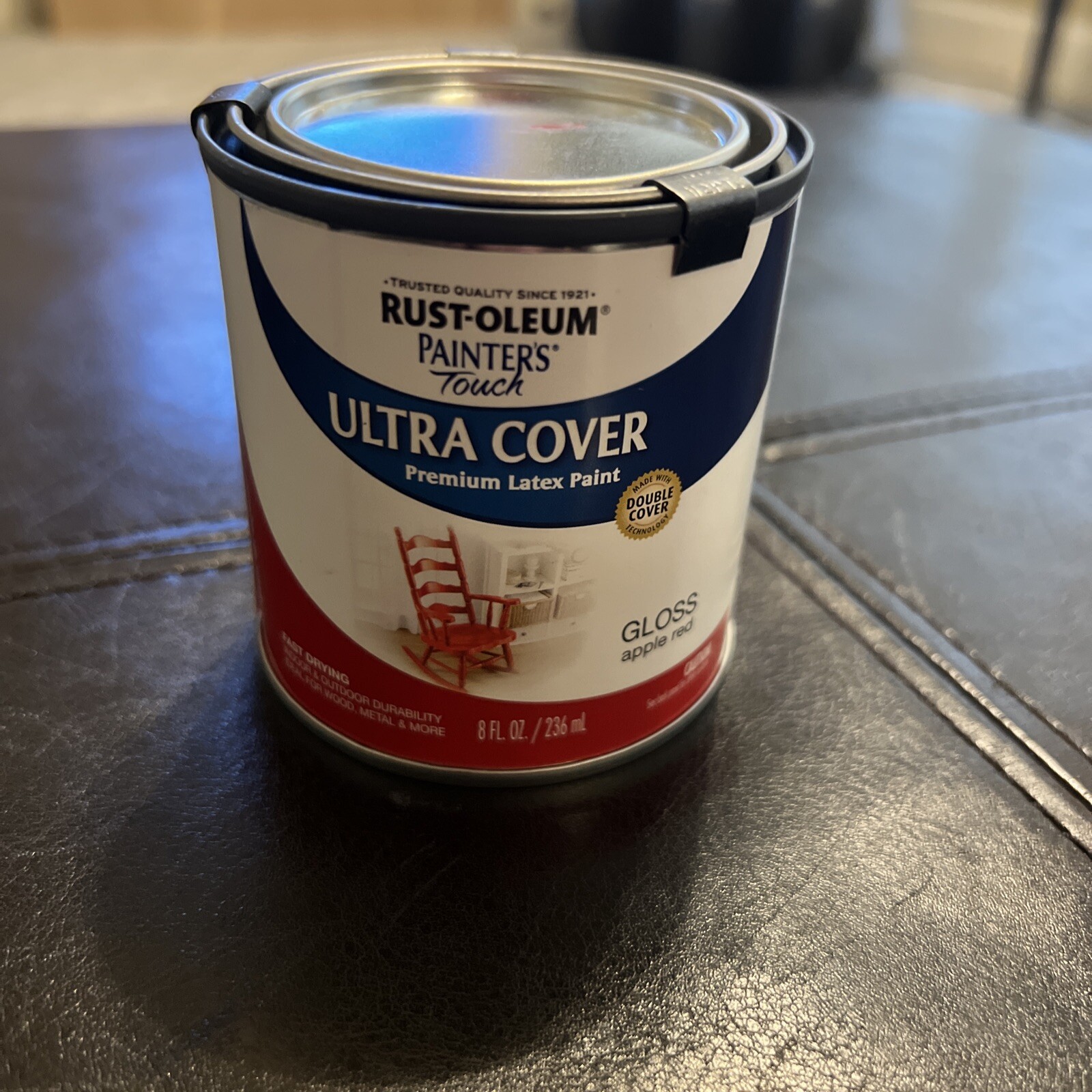 Rust-Oleum 1966730 Painter’s Touch Acrylic Latex Paint, Apple Red, 1/2 Pint