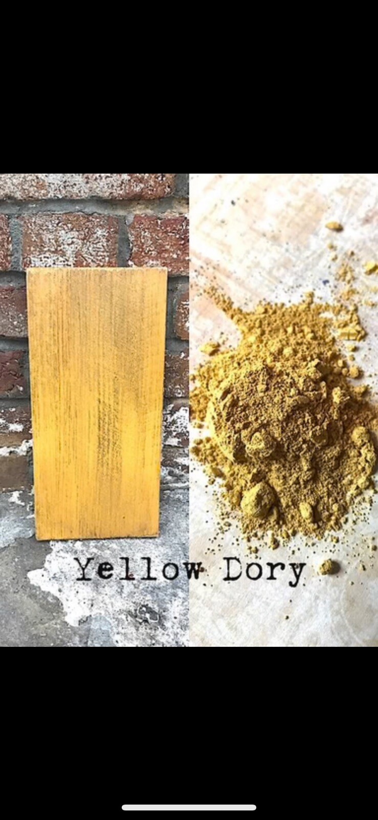 Junk Monkey Paint Company Milk Paint- Yellow Dory- New in Package