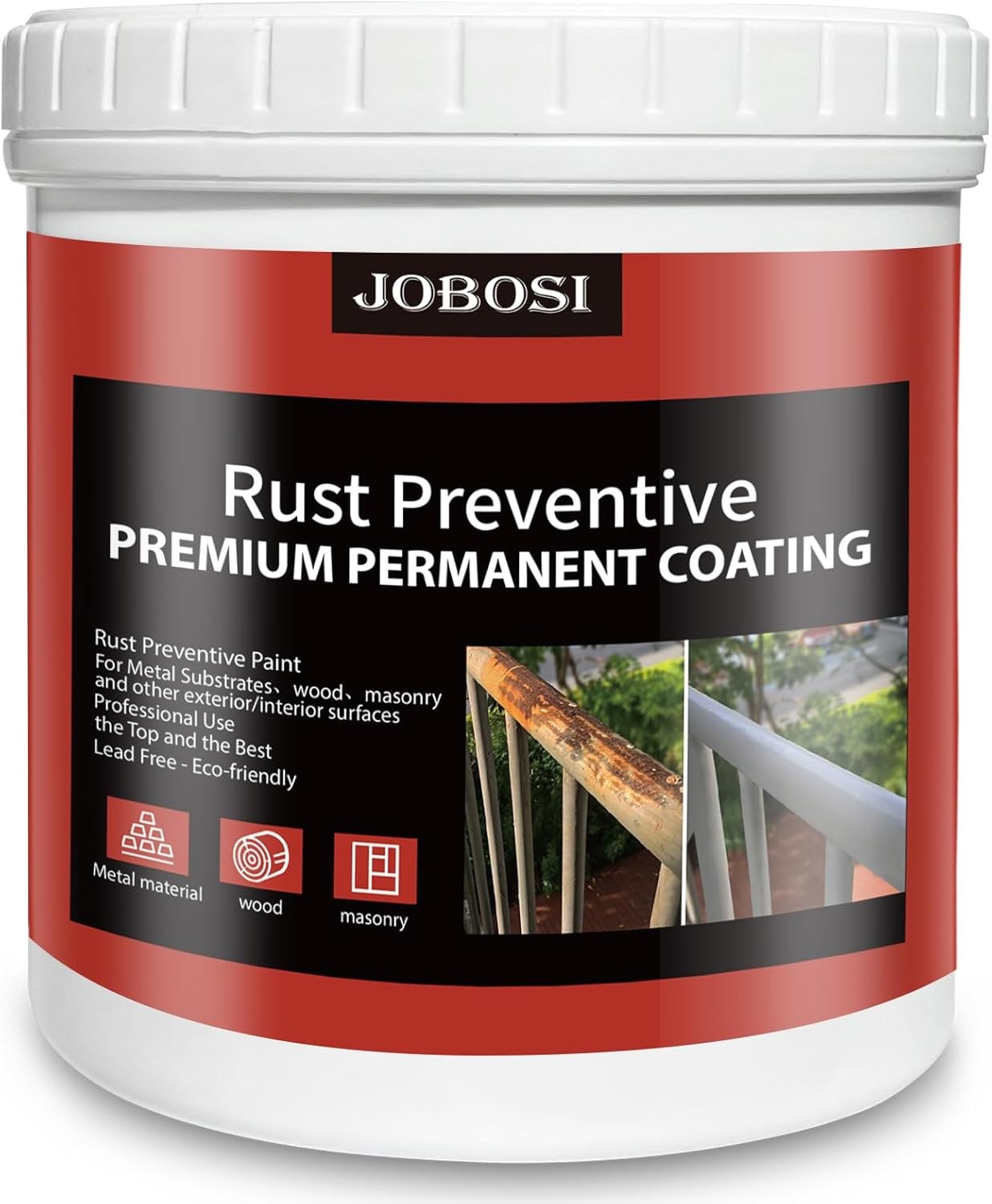 32 Oz Water-Based Rust Preventative Paint, Eco-Friendly Anti-Corrosion Coating