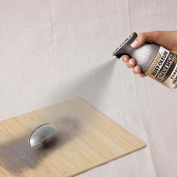 Rust-Oleum 271481 Hammered Spray Paint, Antique Pewter, Forged Hammered,