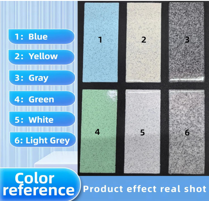 Epoxy Colored Sand Floor Paint, Epoxy Floor Paint High Gloss Marble Effect Coati
