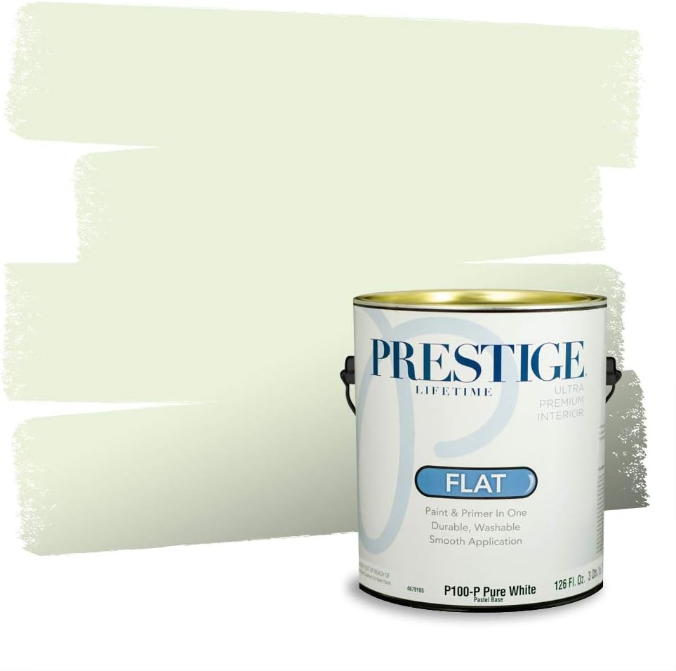Interior Paint & Primer In One – 1 Gal – Flat – Acrylic Latex – Low VOC