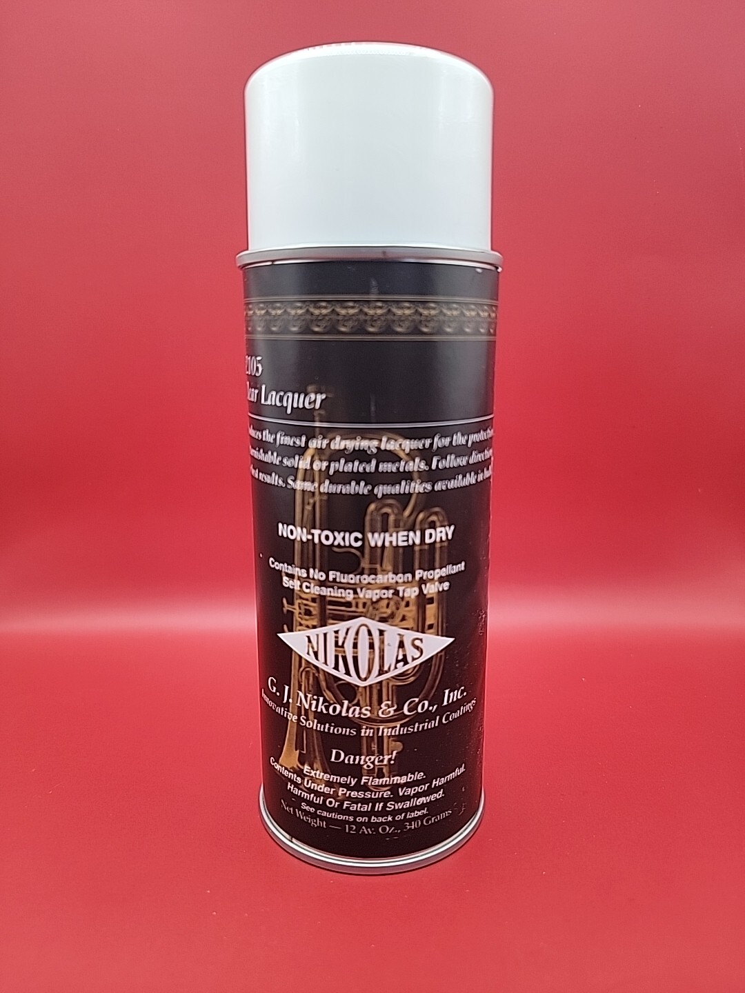 NIKOLAS 2105 SPRAY LACQUER – CLEAR 12 oz (340g) aerosol can