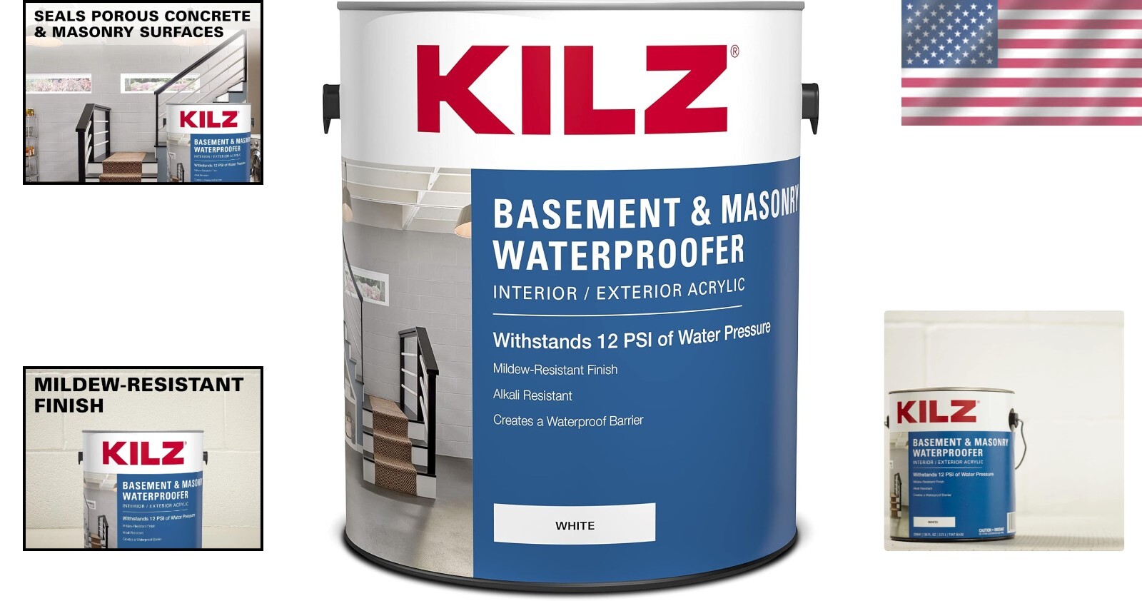 Nanotechnology Waterproofing Paint – 1 Gallon for Interior/Exterior Surfaces