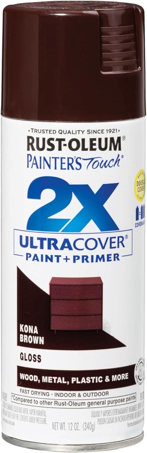 Rust-Oleum 249102 Painter’s Touch 2X Ultra Cover, 12 Ounce (Pack of 1), Gloss