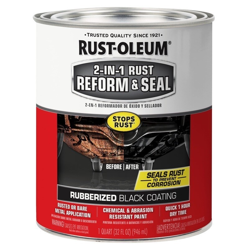 Zinc Rich Stops Rust Coating Quick Dry Durable Flexible Rubberized Finish New