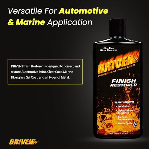 Finish Restorer for All Paint Types, Clear Coat, Fiberglass Gel Coat, Tire