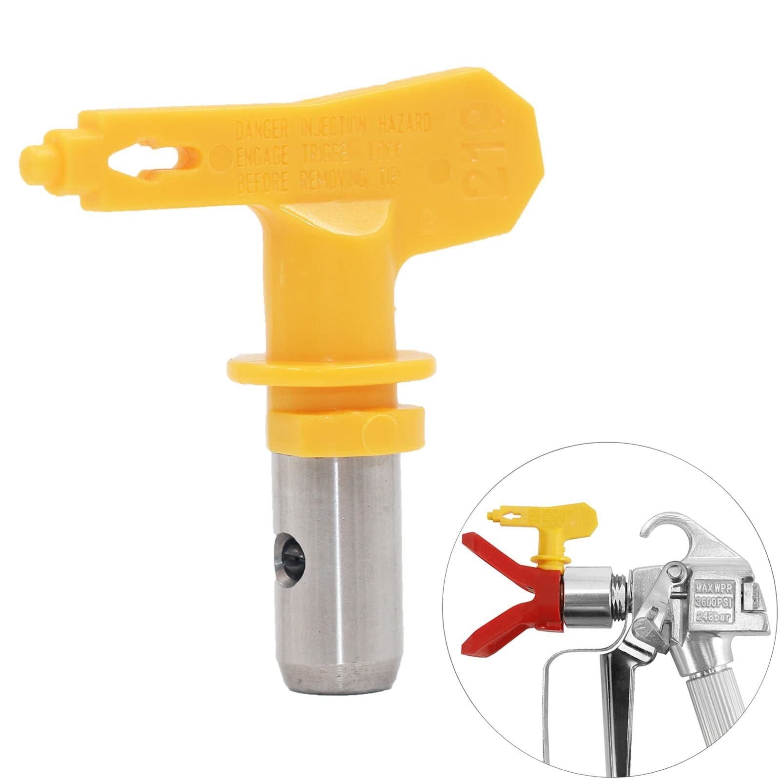 5 Pieces Airless Spray Tips for Airless Paint Sprayer,211 Spray Tip 211*5