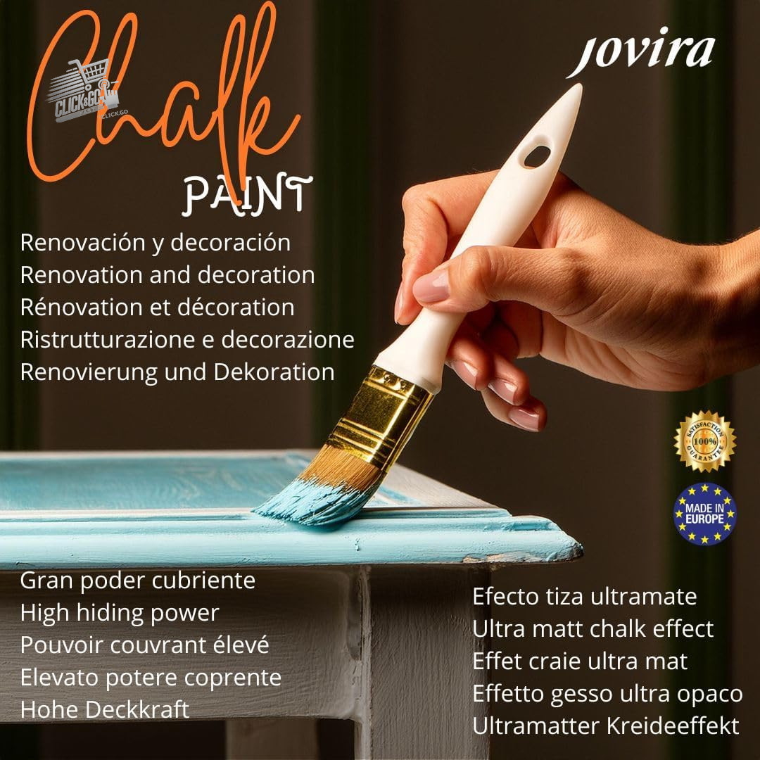 750 Ml Matte Plaster Paint | Water Base, (750 Milliliters, Chalk Paint). A-