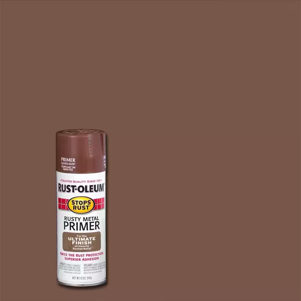 Rust-Oleum Stops Rust Flat Oil-Based Alkyd Primer 12 oz. (Pack of 6) Free Ship