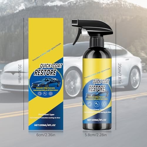 2Pcs Nano Quick Coat Restore Coating Spray, 2026 Advanced Automobile Quick