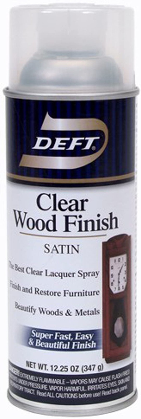 Inc. 037125017132 Interior Clear Wood Finish Satin Lacquer with 12.25Ounce Ae…