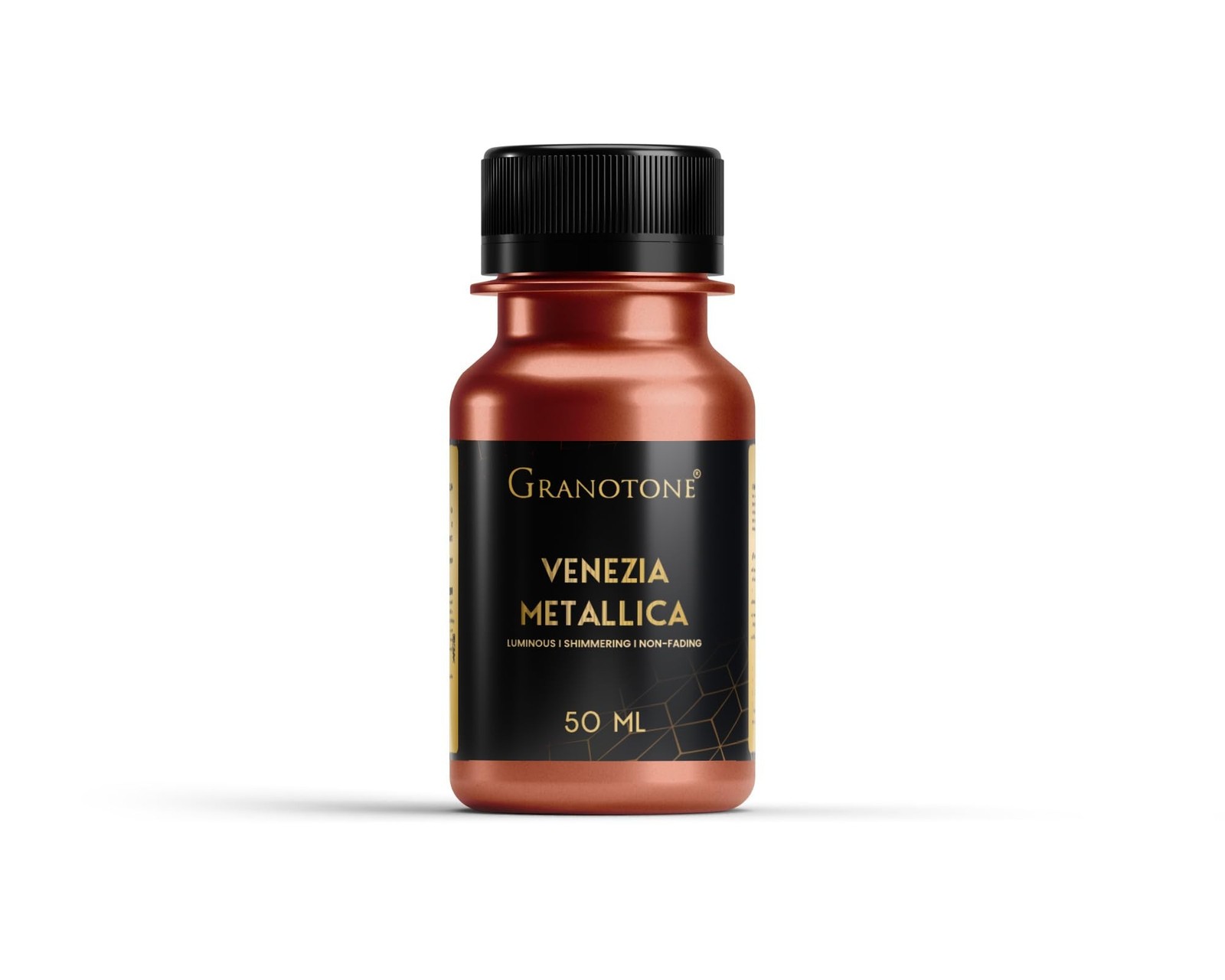 GRANOTONE Acrylic Venezia Metallic Colour Copper | 50 ml | Extra Sheen | Non …
