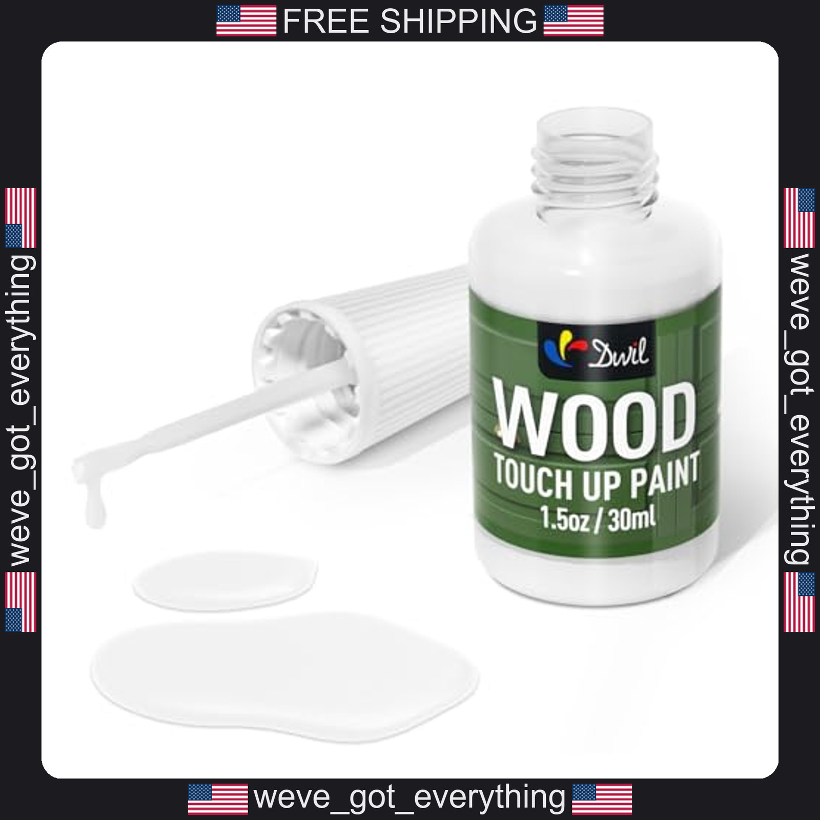 White Wood Touch-Up Paint Pen for Furniture and Cabinets