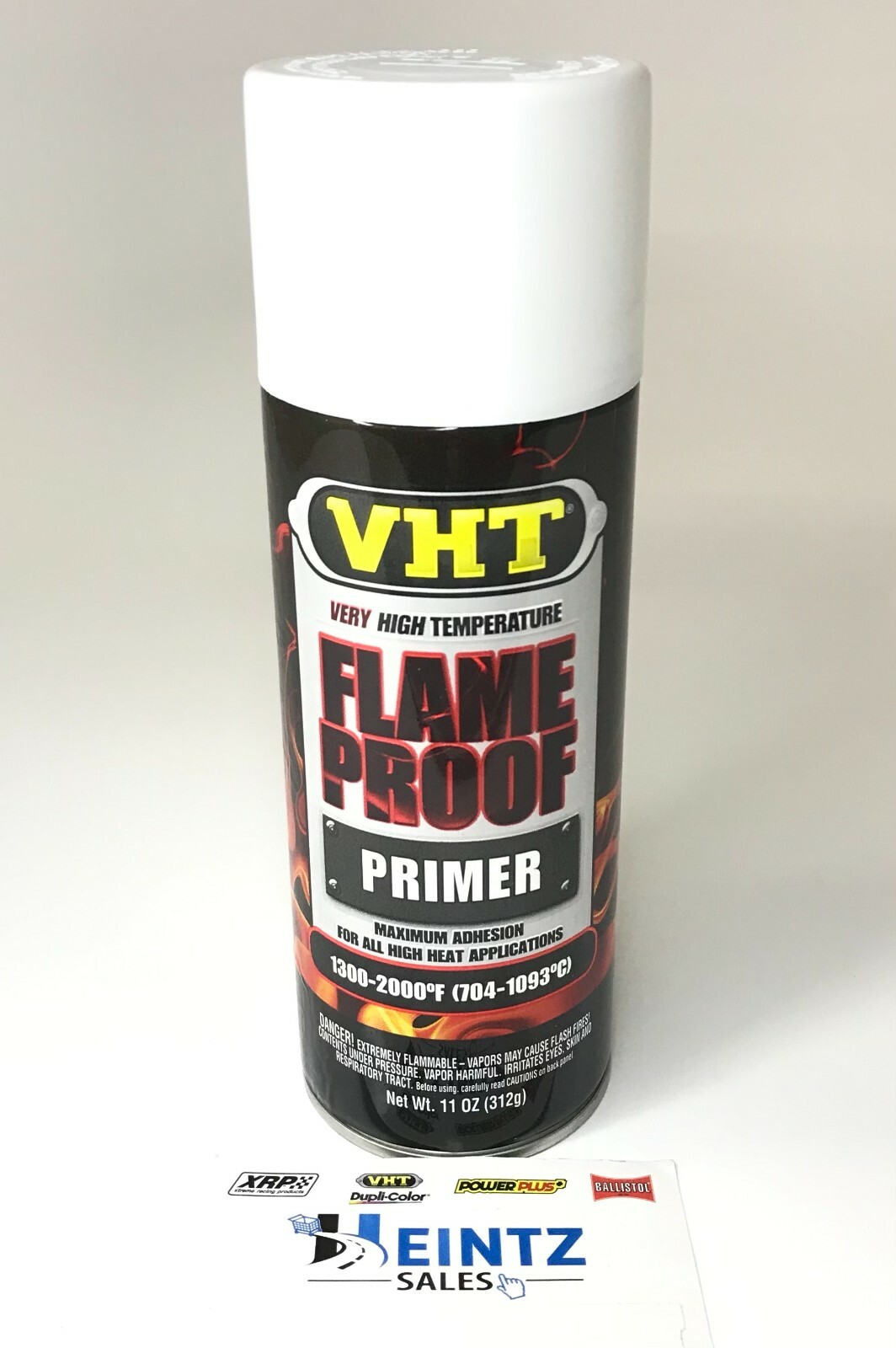 VHT SP118 High Temperature Flame Proof FLAT WHITE Header Spray Paint – 11oz