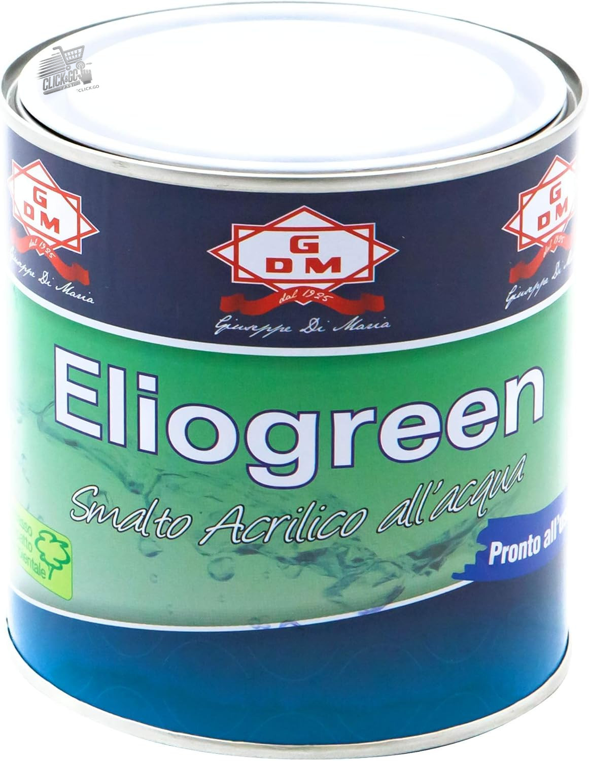 Glossy Smoke Grey Water Enamel 500ml GDM Dekortè for PVC Iron Aluminum