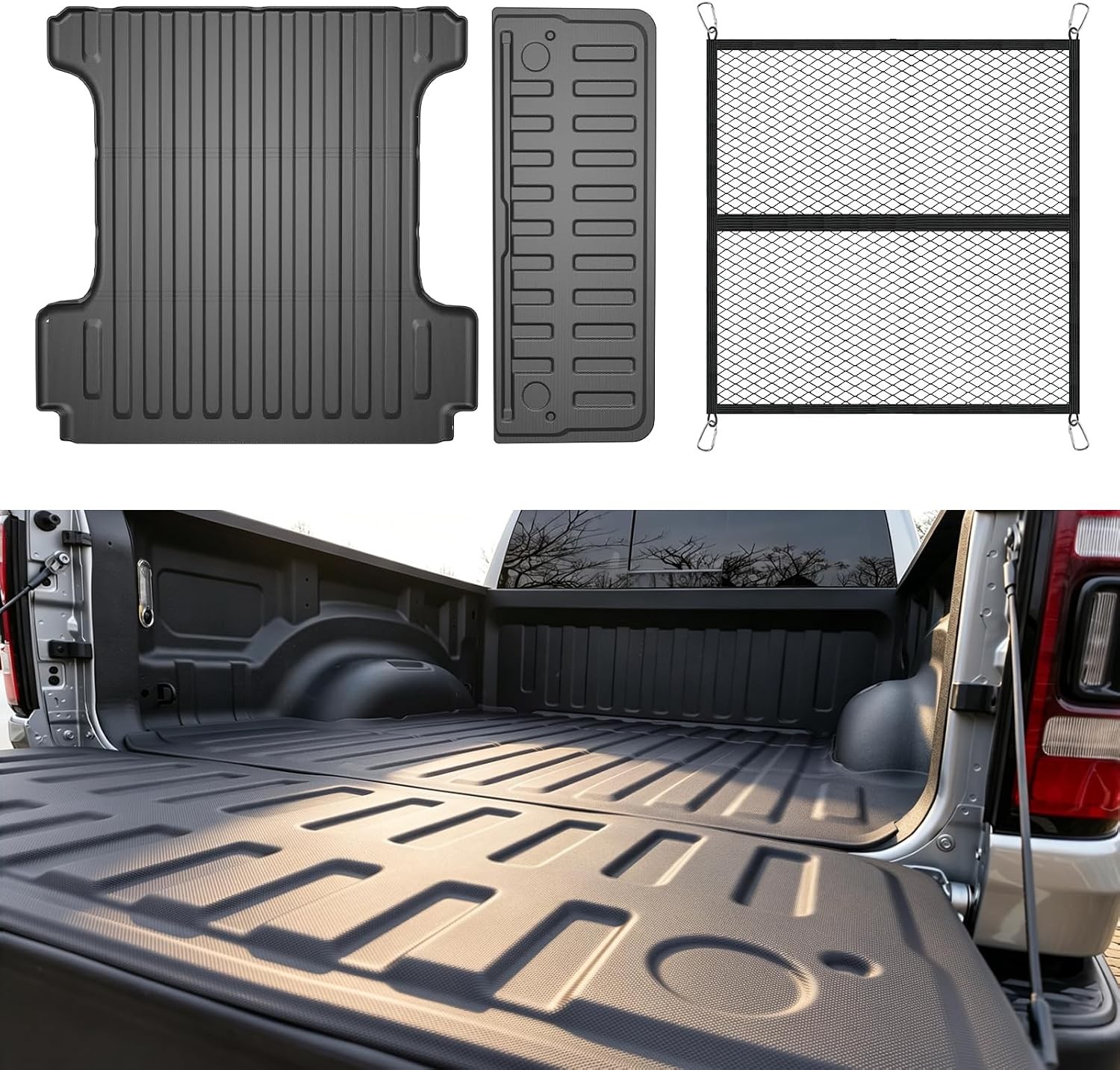Truck Bed Liner & Tailgate Liner for Ram 1500/1500 RHO 2019-2026 Short Bed 5.7ft